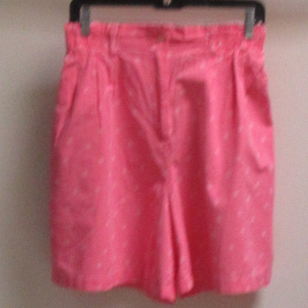 Large Pink Cotton Shorts CAPACITY